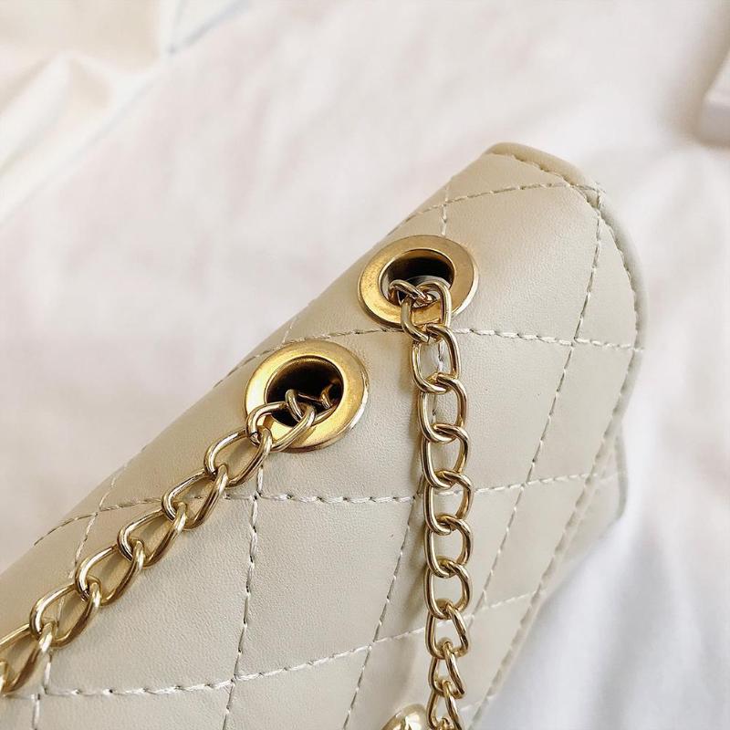 Small Chain Bow Shoulder Bag - Black Ice Styles
