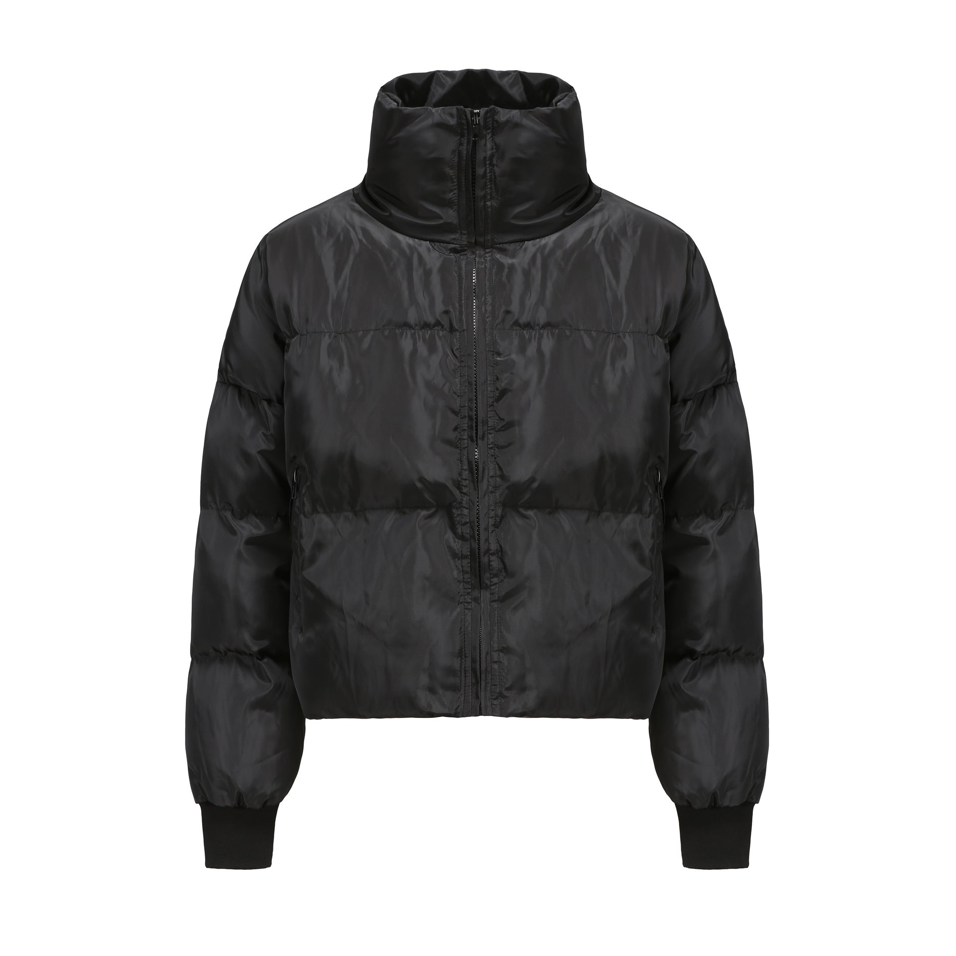 Winter Padded Loose Cotton Coat - Black Ice Styles