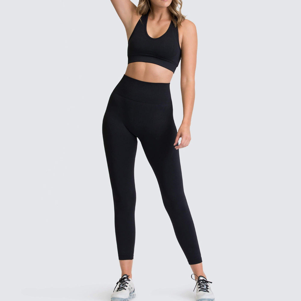 Knitted Hip Fitness Two Piece - Black Ice Styles