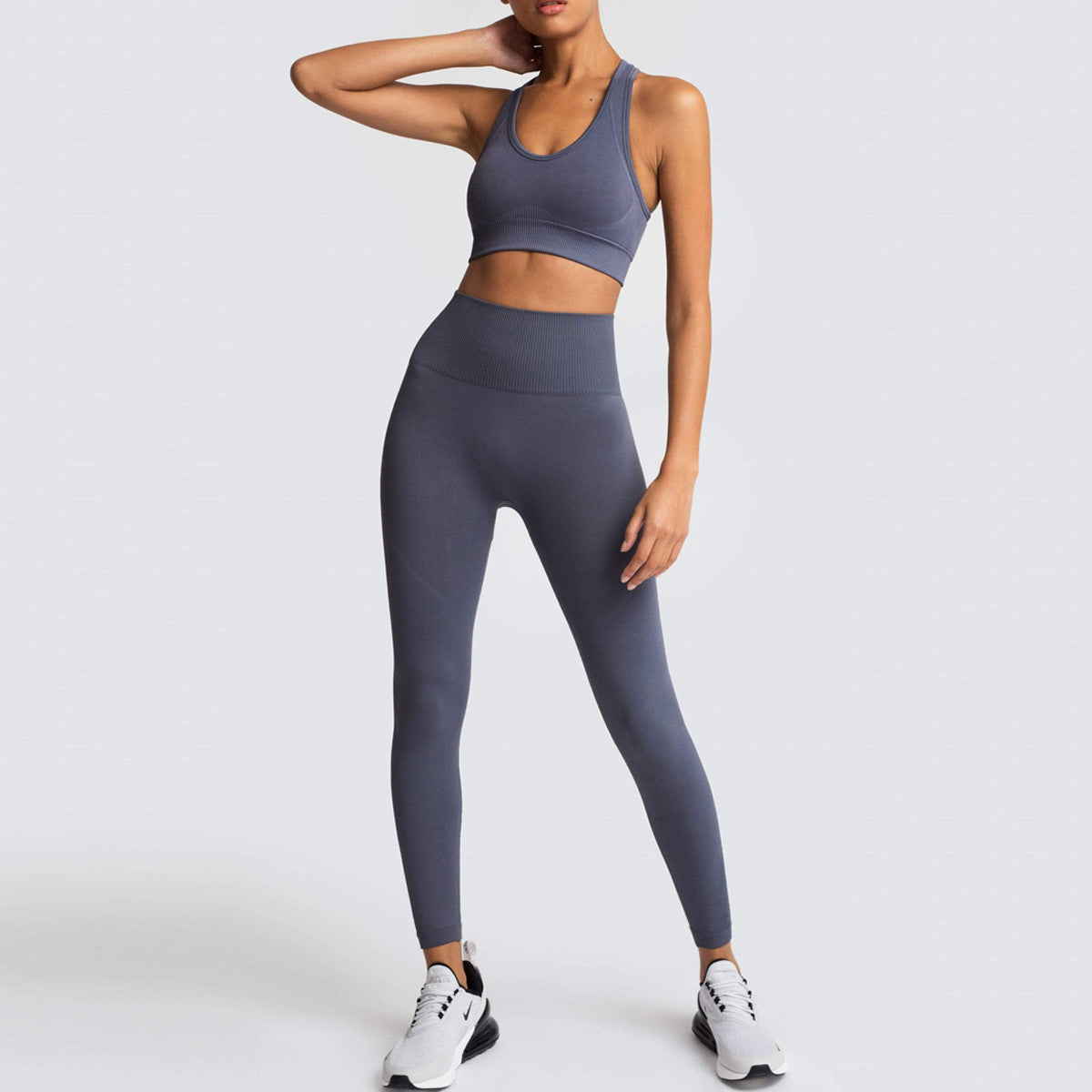 Knitted Hip Fitness Two Piece - Black Ice Styles