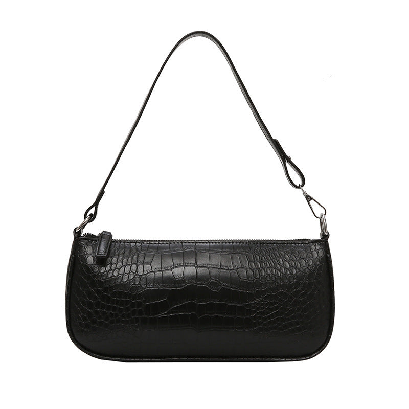 Alligator Shoulder Bag - Black Ice Styles