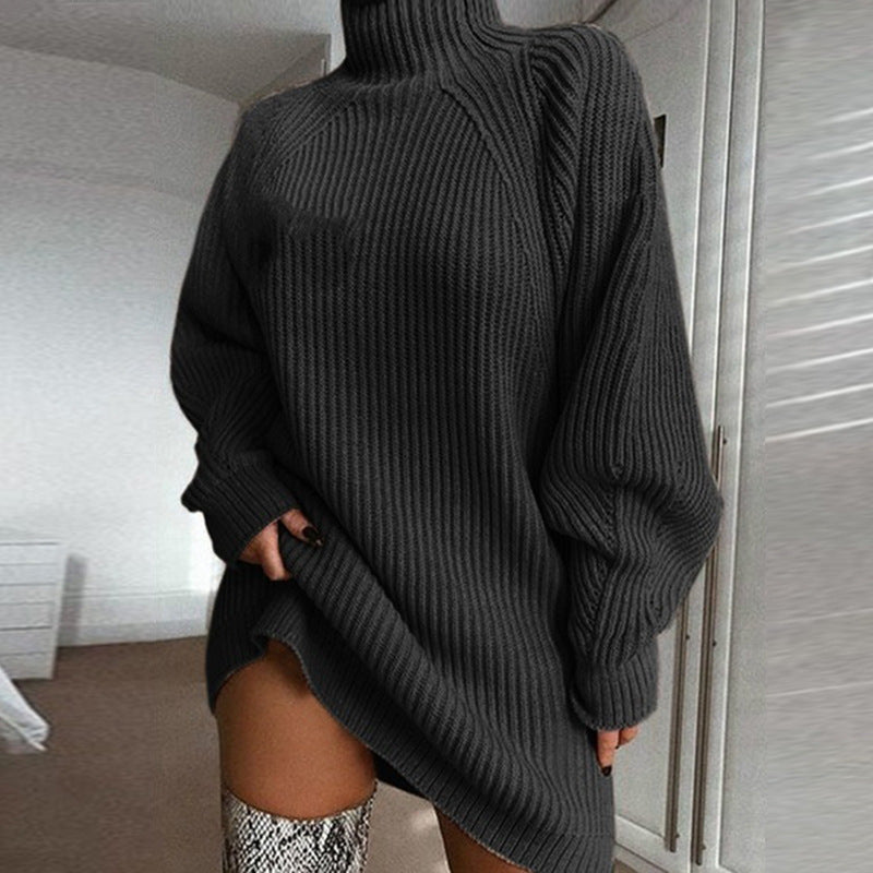 Women Sweater Dress - Black Ice Styles