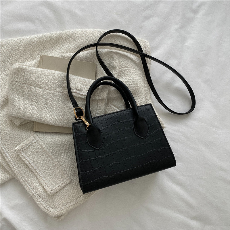 Crossbody Small Square Bag - Black Ice Styles