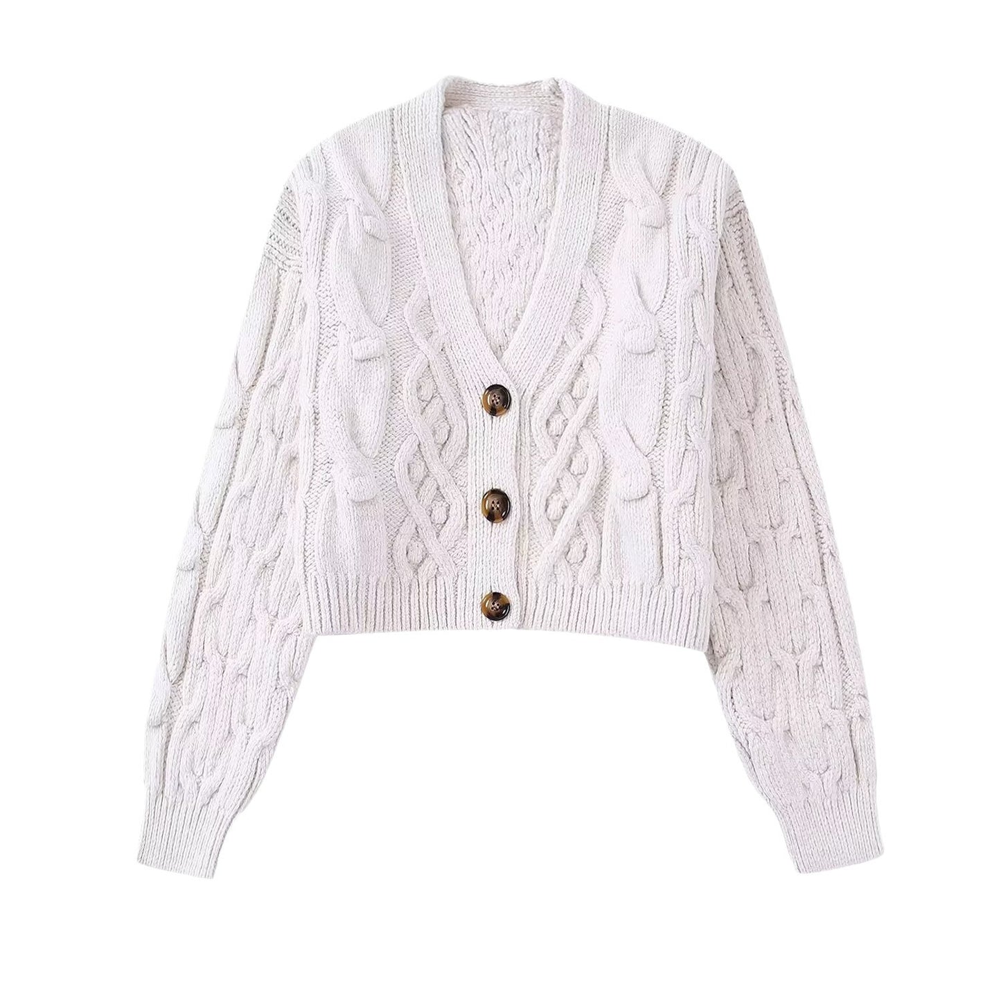 Light Knitted Fashion Cardigan - Black Ice Styles