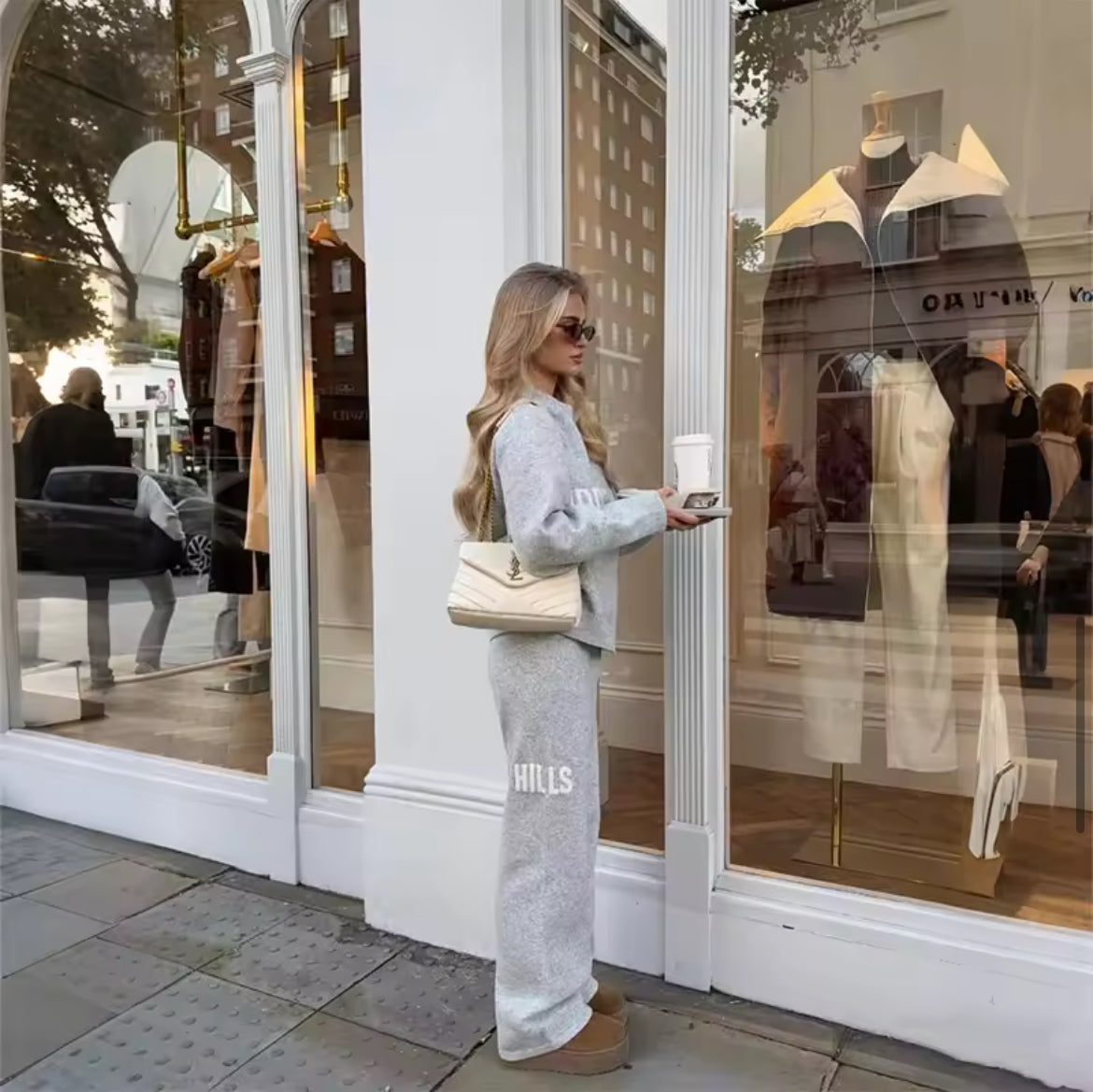 Grey Hidden Hills Sweater