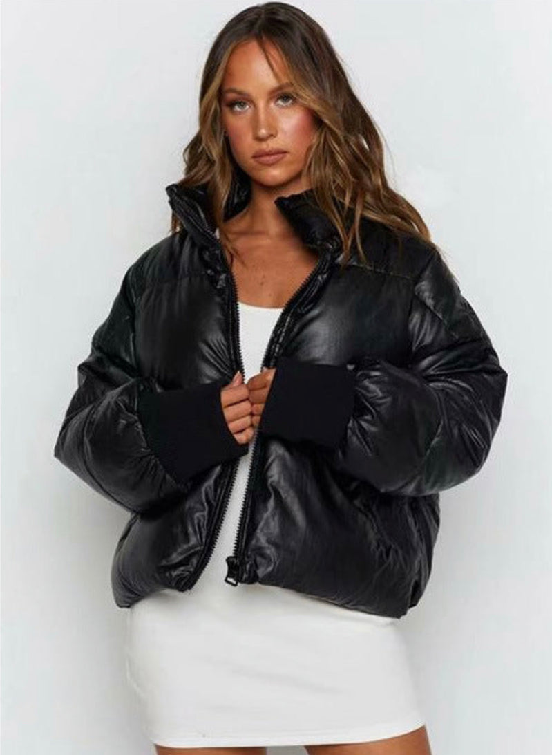 Warm Padded Fashion Jacket - Black Ice Styles